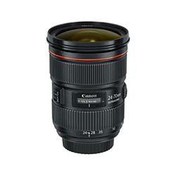 EF 24-70mm f/2.8L II Wide Angle Lens Rentals